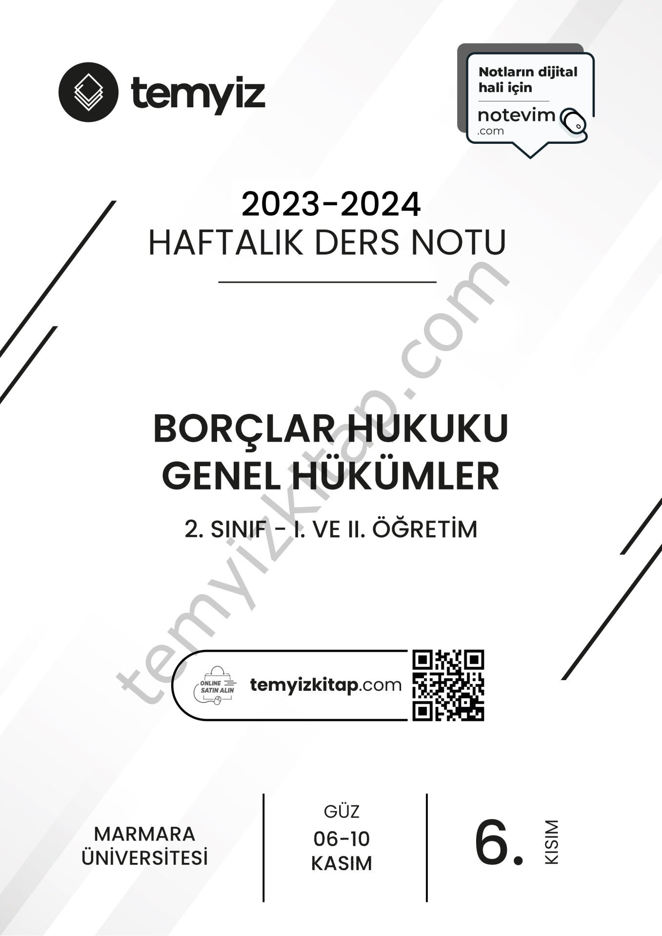 Borçlar Hukuku Genel Hükümler 23-24 Güz 6