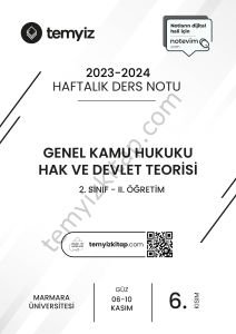 GKH Hak ve Devlet Teorisi 2.Öğretim 23-24 Güz 6