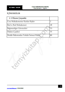 Ceza Muhakemesi Hukuku 1.Öğretim 23-24 Güz 6