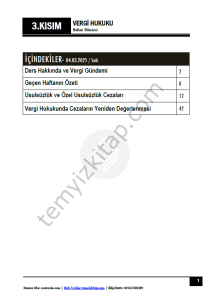 Vergi Hukuku 24-25 Bahar 3