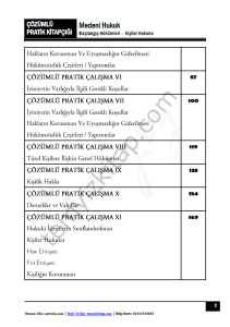 Medeni Hukuk 2023 Pratik Kitapçığı (Cilt 1)