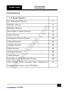 Türk Hukuk Tarihi TEK 23-24 Güz 6