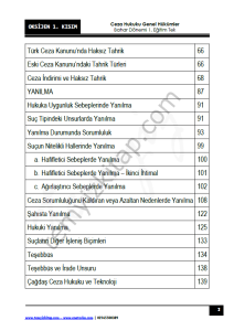 Ceza Hukuku Genel Hükümler 1.Öğretim TEK 2024-2025 Bahar Oksijen Seri 1.Kısım