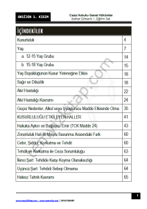 Ceza Hukuku Genel Hükümler 1.Öğretim TEK 2024-2025 Bahar Oksijen Seri 1.Kısım
