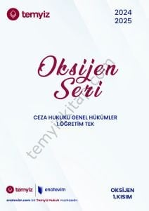 Ceza Hukuku Genel Hükümler 1.Öğretim TEK 2024-2025 Bahar Oksijen Seri 1.Kısım