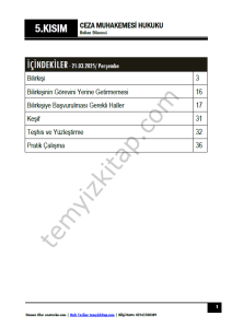 Ceza Muhakemesi Hukuku 1.Öğretim 24-25 Bahar 5