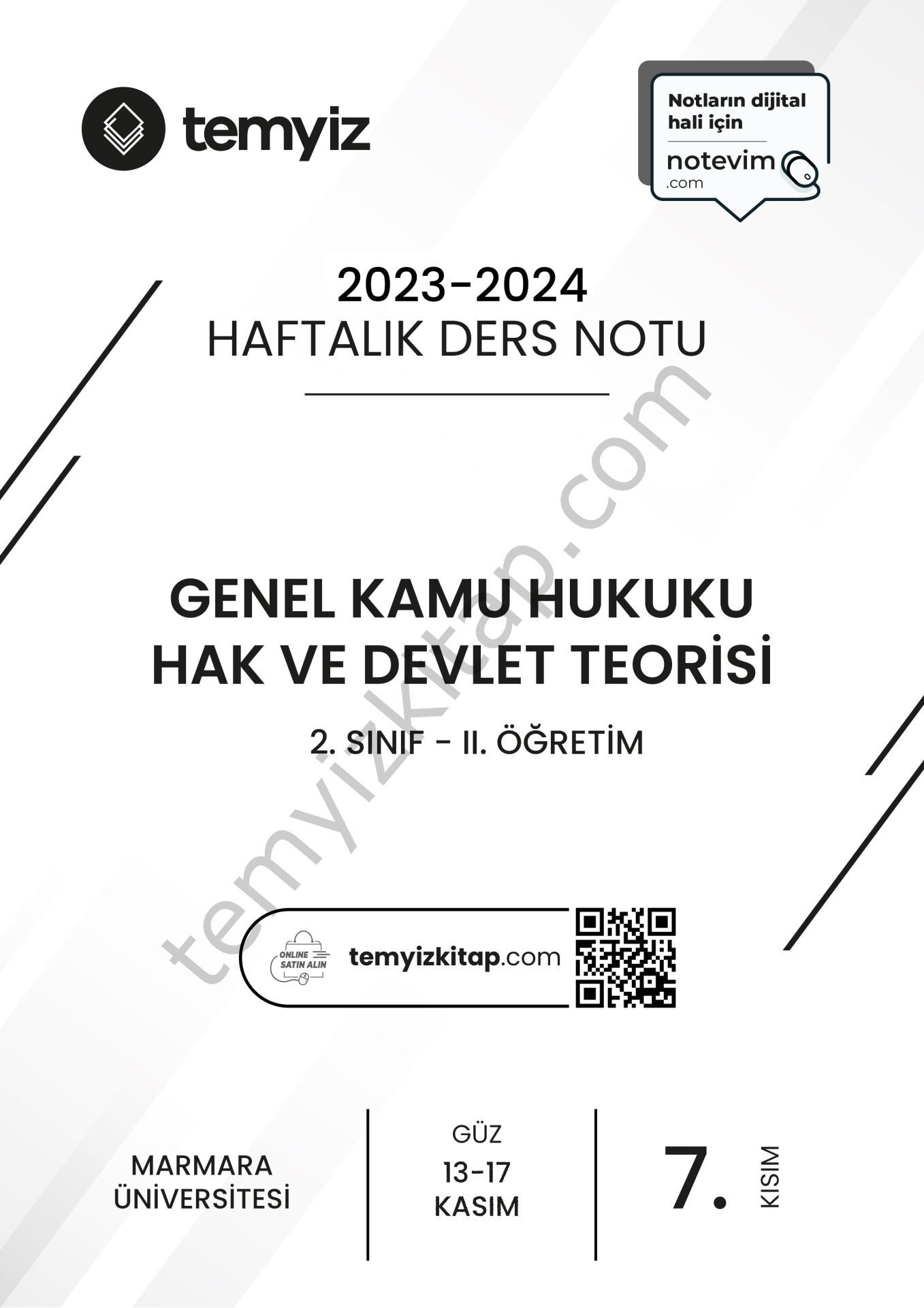 GKH Hak ve Devlet Teorisi 2.Öğretim 23-24 Güz 7