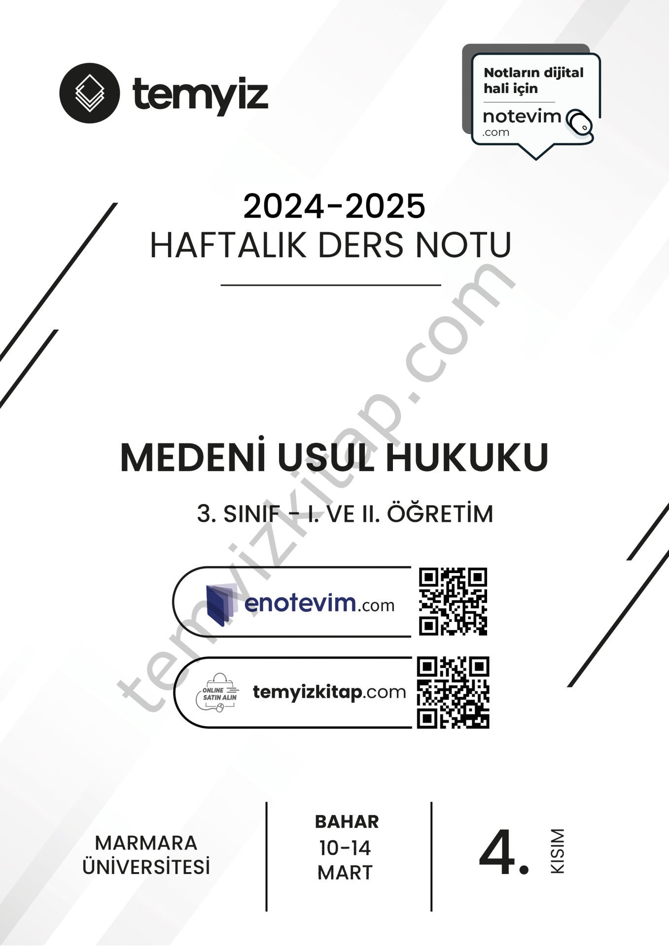 Medeni Usul Hukuku 24-25 Bahar 4
