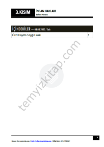 İnsan Hakları 24-25 Bahar 3