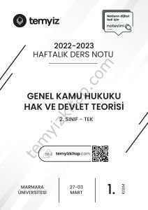 GKH Hak ve Devlet Teorisi TEK 22-23 Bahar 1