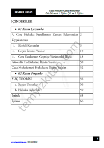 Ceza Hukuku Genel Hükümler 1.Öğretim Çift ve 2.Öğretim 23-24 Güz 5
