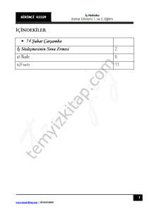 İş Hukuku 22-23 Bahar 1