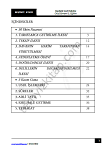 Medeni Usul Hukuku 2.Öğretim 23-24 Güz 5
