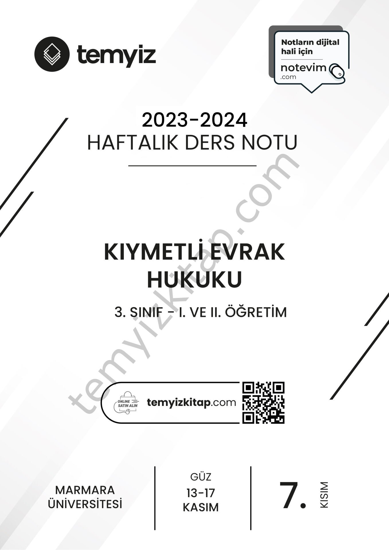 Kıymetli Evrak Hukuku 23-24 Güz 7