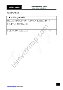 Ceza Muhakemesi Hukuku 2.Öğretim 22-23 Bahar 1