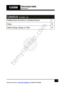 Türk Hukuk Tarihi ÇİFT 24-25 Bahar 6