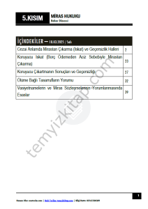 Miras Hukuku 24-25 Bahar 5