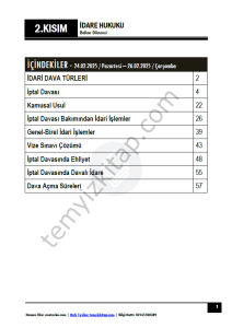 İdare Hukuku 24-25 Bahar 2