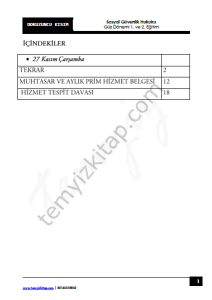 Sosyal Güvenlik Hukuku 23-24 Güz 9