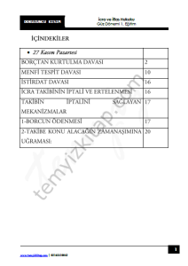İcra ve İflas Hukuku 1.Öğretim 23-24 Güz 9