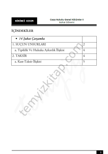 Kocatepe Üniversitesi Ceza Hukuku Genel Hükümler 22-23 Bahar 1