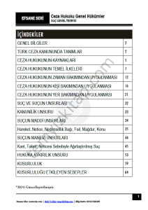 Ceza Hukuku Genel Hükümler 2024-2025 Güz Dönemi Efsane Seri