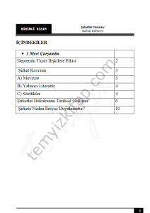 Kocatepe Üniversitesi Şirketler Hukuku 22-23 Bahar 1