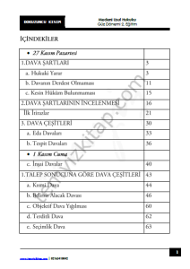 Medeni Usul Hukuku 2.Öğretim 23-24 Güz 9