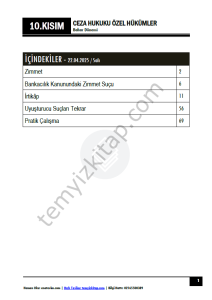Ceza Hukuku Özel Hükümler 24-25 Bahar 10