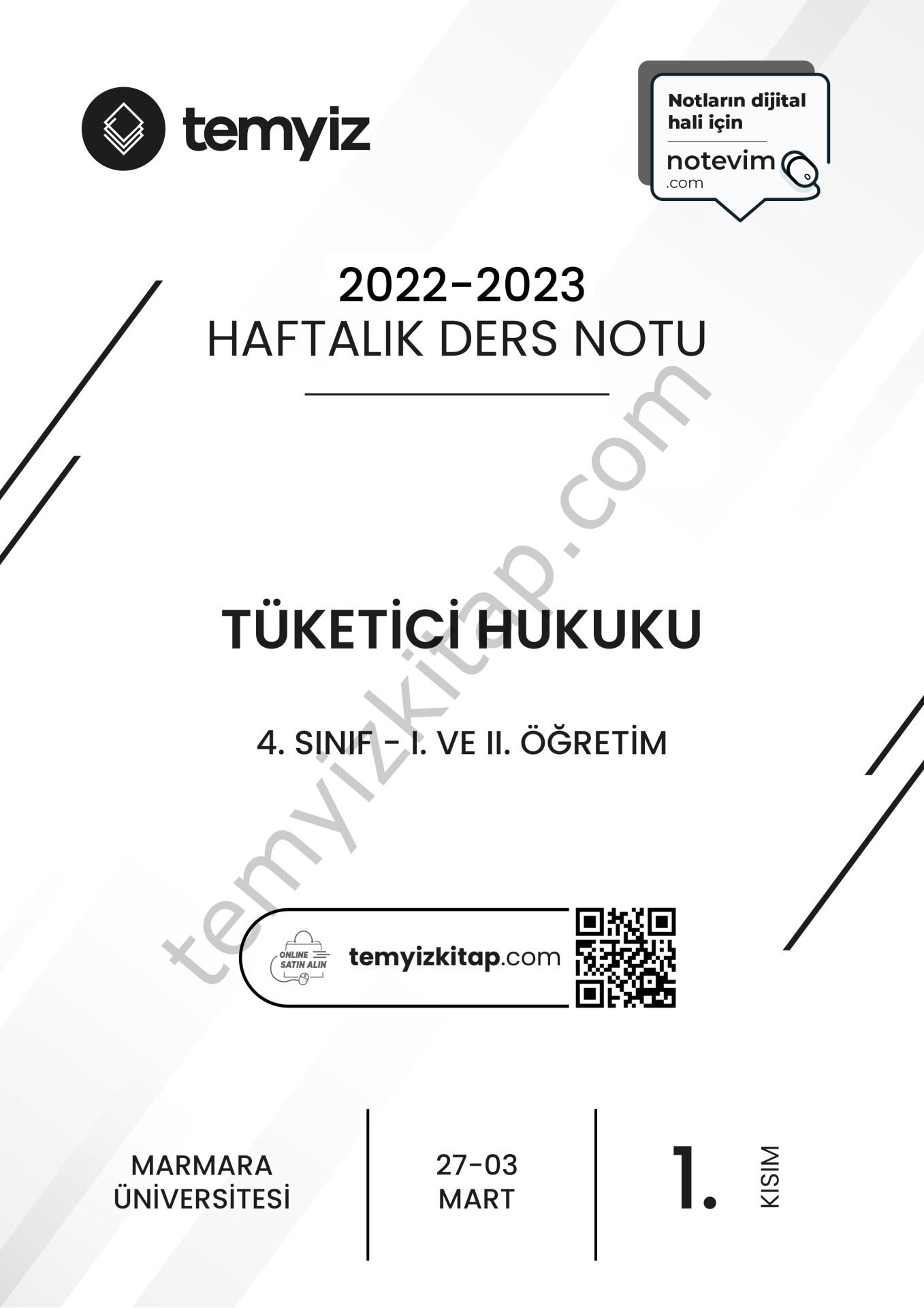 Tüketici Hukuku 22-23 Bahar 1