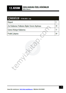 Ceza Hukuku Özel Hükümler 24-25 Bahar 11