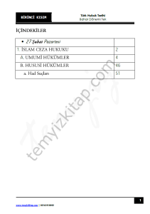 Türk Hukuk Tarihi TEK 22-23 Bahar 1