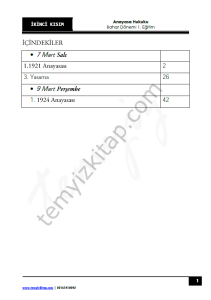 Anayasa Hukuku 1.Öğretim 22-23 Bahar 2