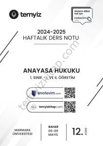 Anayasa Hukuku 24-25 Bahar 12