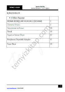 Roma Hukuku 22-23 Bahar 2