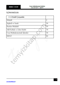 Ceza Muhakemesi Hukuku 1.Öğretim 23-24 Güz 10
