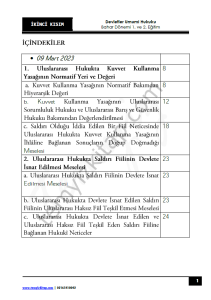 Devletler Umumi Hukuku 22-23 Bahar 2
