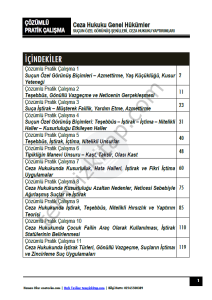 Ceza Hukuku Genel Hükümler 2024-2025 Bahar Dönemi Çözümlü Pratik Kitapçığı