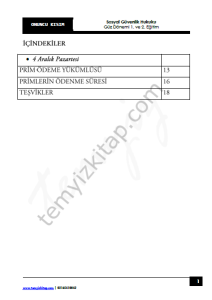 Sosyal Güvenlik Hukuku 23-24 Güz 10