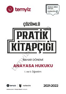 Anayasa Hukuku 2023 Bahar Dönemi Pratik Kitapçığı