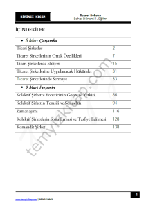 Ticaret Hukuku 22-23 Bahar 2