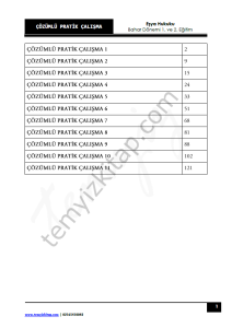 Eşya Hukuku 2023 Bahar Dönemi Pratik Kitapçığı