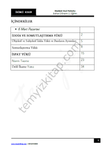 Medeni Usul Hukuku 2.Öğretim 22-23 Bahar 2