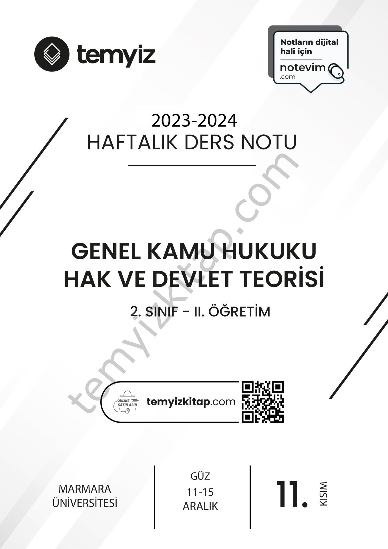 GKH Hak ve Devlet Teorisi 2.Öğretim 23-24 Güz 11