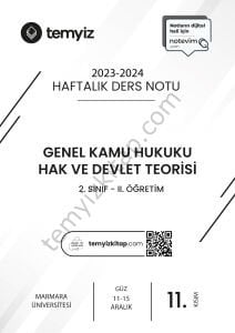 GKH Hak ve Devlet Teorisi 2.Öğretim 23-24 Güz 11