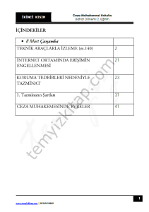Ceza Muhakemesi Hukuku 2.Öğretim 22-23 Bahar 2