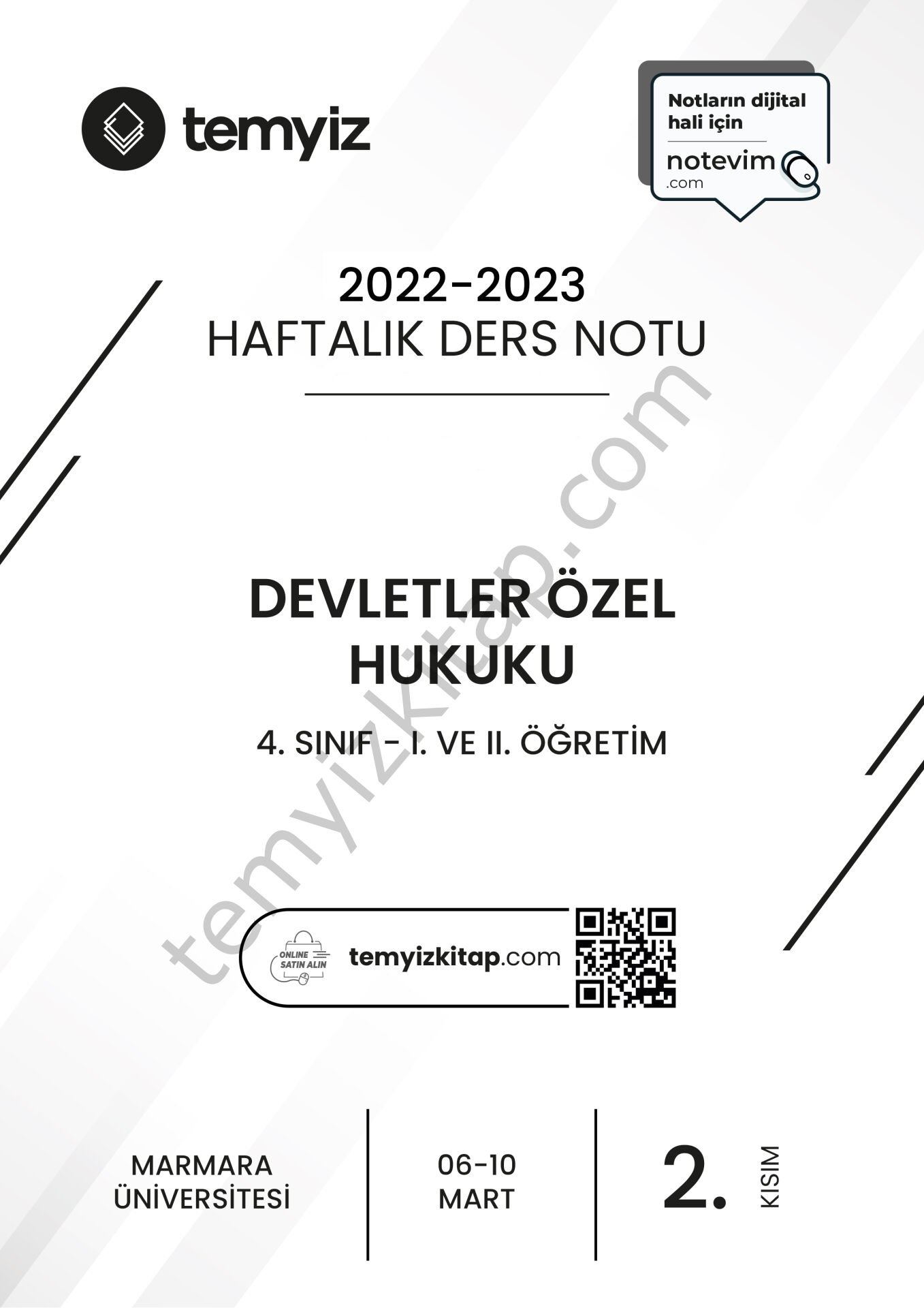 Devletler Özel Hukuku 22-23 Bahar 2