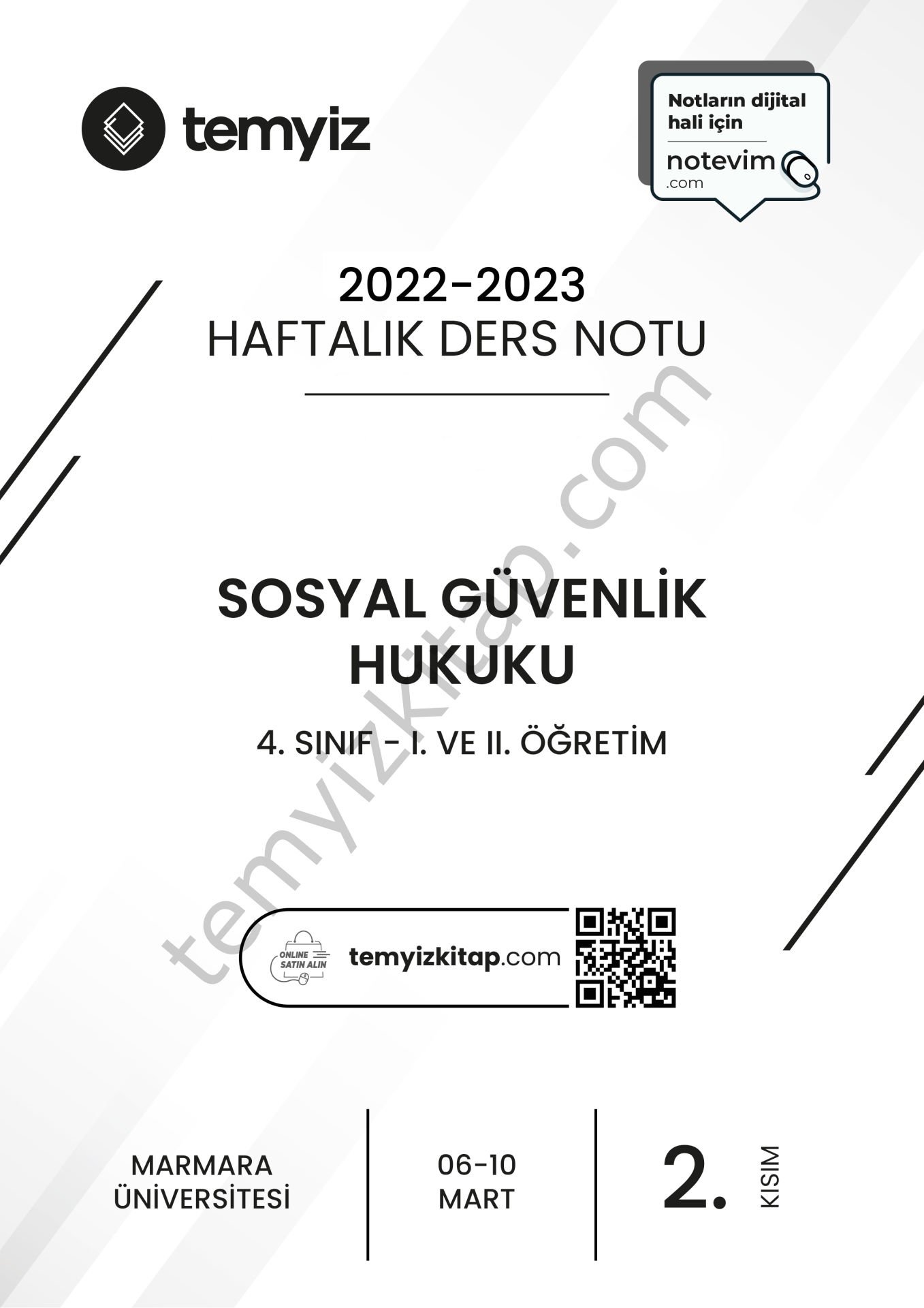 Sosyal Güvenlik Hukuku 22-23 Bahar 2