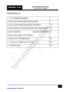 Ceza Muhakemesi Hukuku 2.Öğretim 23-24 Güz 11