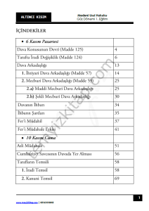 Medeni Usul Hukuku 1.Öğretim 23-24 Güz 6